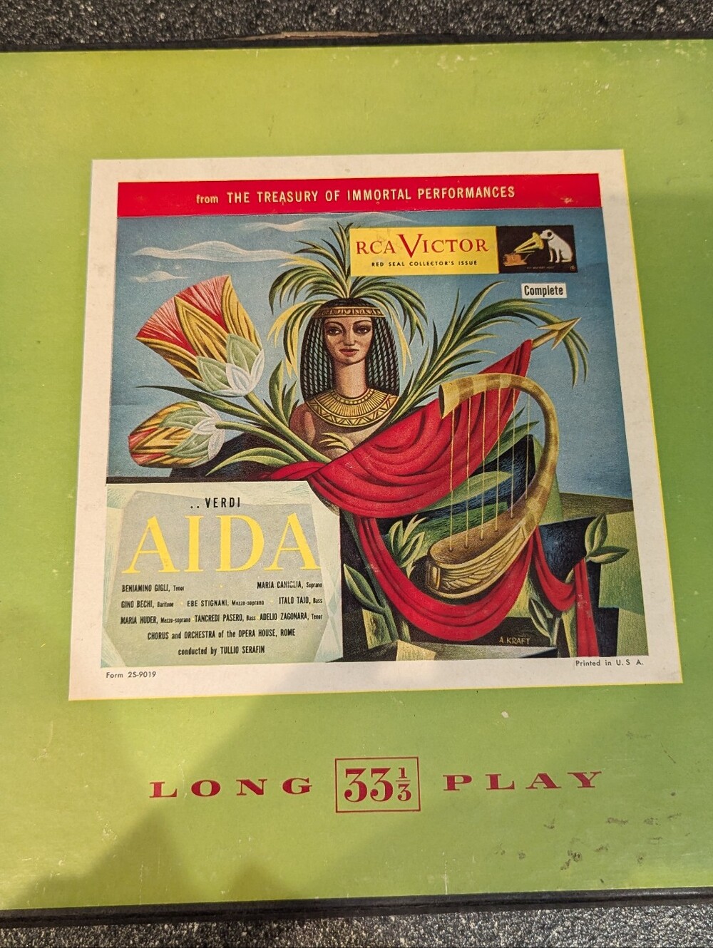 1946 Recording Of Verdi's s Aida in Opera House In Rome